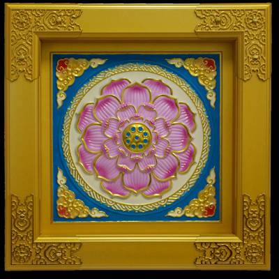 寺廟蓮花吊頂板 平雕與浮雕在設(shè)計(jì)中的藝術(shù)呈現(xiàn)與工藝考究